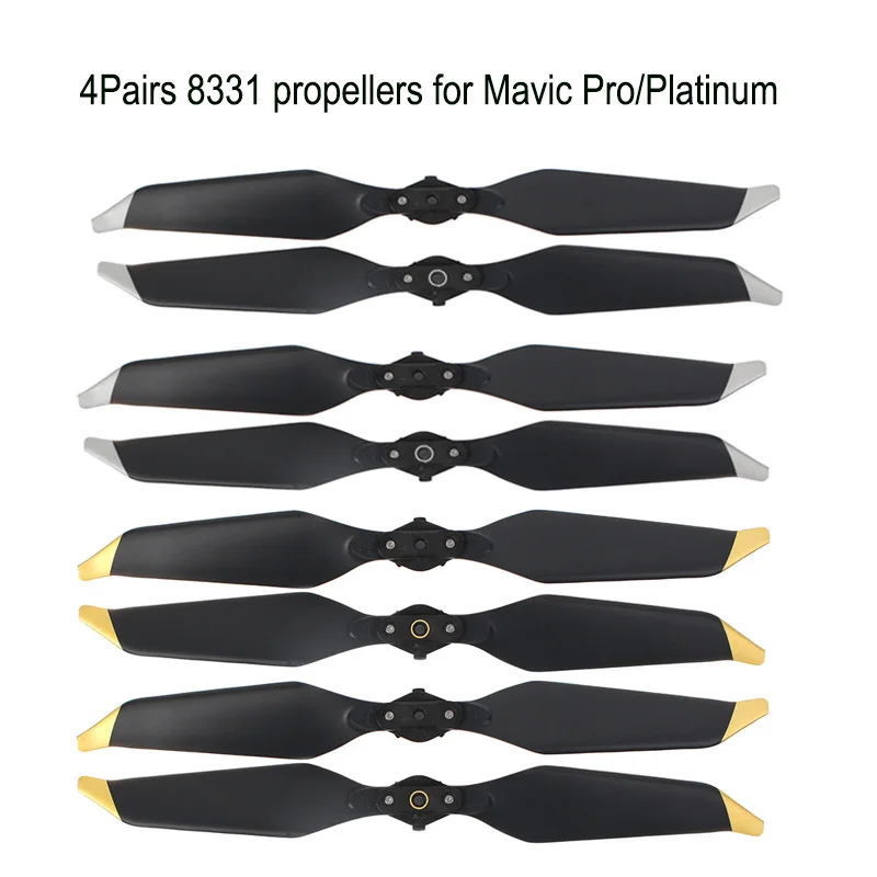 4 пары малошумных 8331 быстроразъемных пропеллеров для Mavic Pro Platinum DJI Аксессуары
