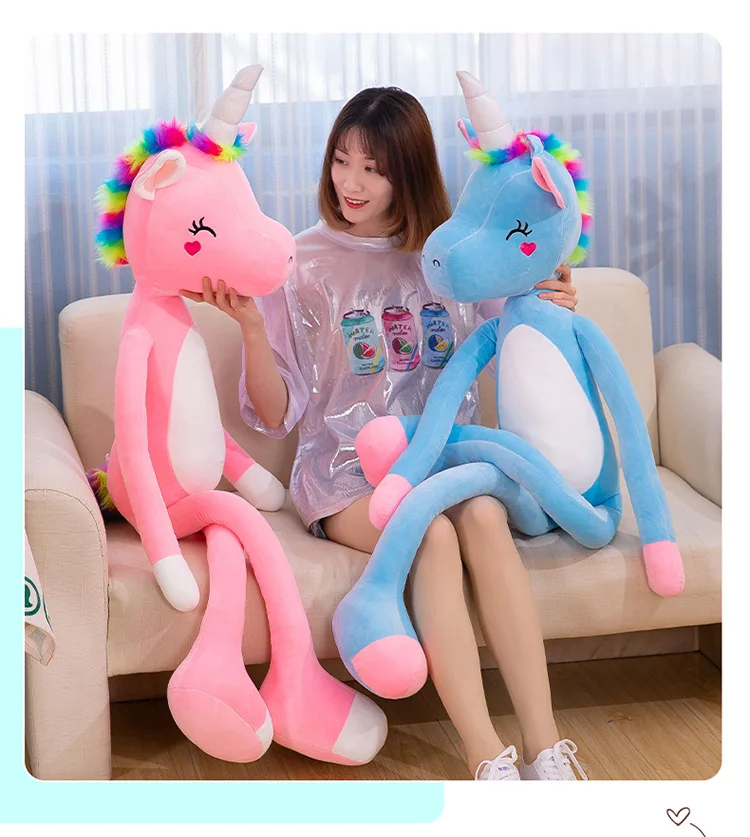 60 см Kawaii Единорог плюшевые мягкие игрушки Мультяшные животные мягкая игрушка кукла девочка дети Рождество подарок на день рождения