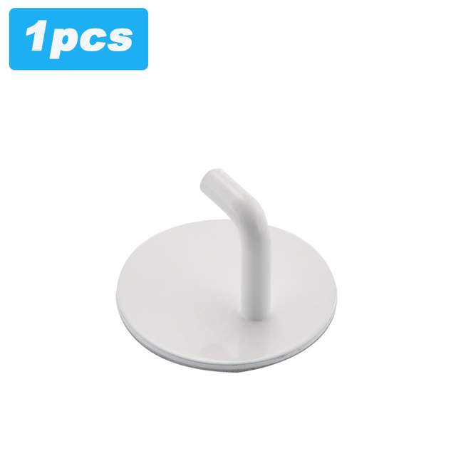 Bathroom Accessories Self-Adhesive Wall Hooks Hangers Stainless Steel Hooks Towel Key Umbrella Kitchenware Storage Hook
