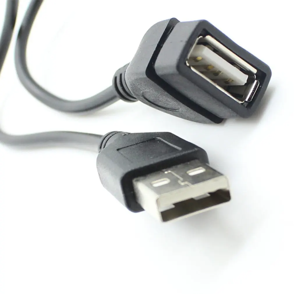 Удлинительный кабель USB Женский на двойной USB Мужской концентратор данных адаптер питания Y Разветвитель usb Зарядный Кабель питания Шнур