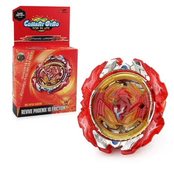 

New Burst Bayblade Metal Fusion Gyroscope Toy B-117 Super Z Fire Phoenix Alloy Combat Burst Gyro with Bidirectional Launcher