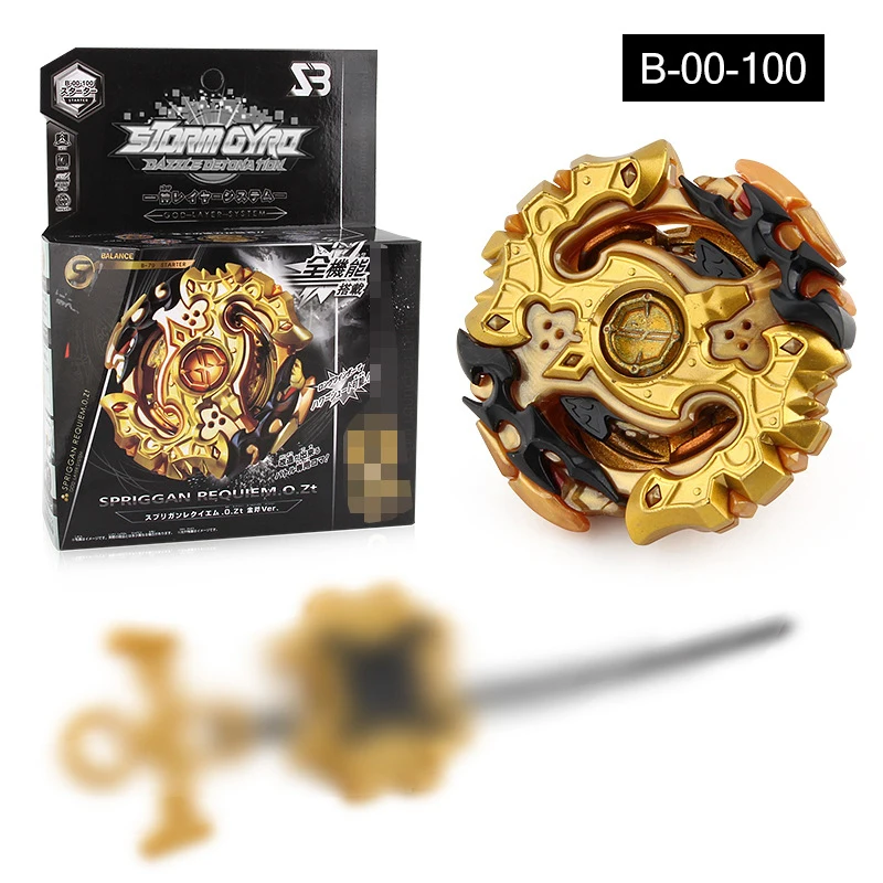B-00-100 Arena Bey Blade 1 шт. боевой гироскоп Топы лезвия металлические пузырьки Топы Fusion Burst Turbo Blade с пусковой установкой битва детская Подарочная игрушка - Цвет: B-00-100