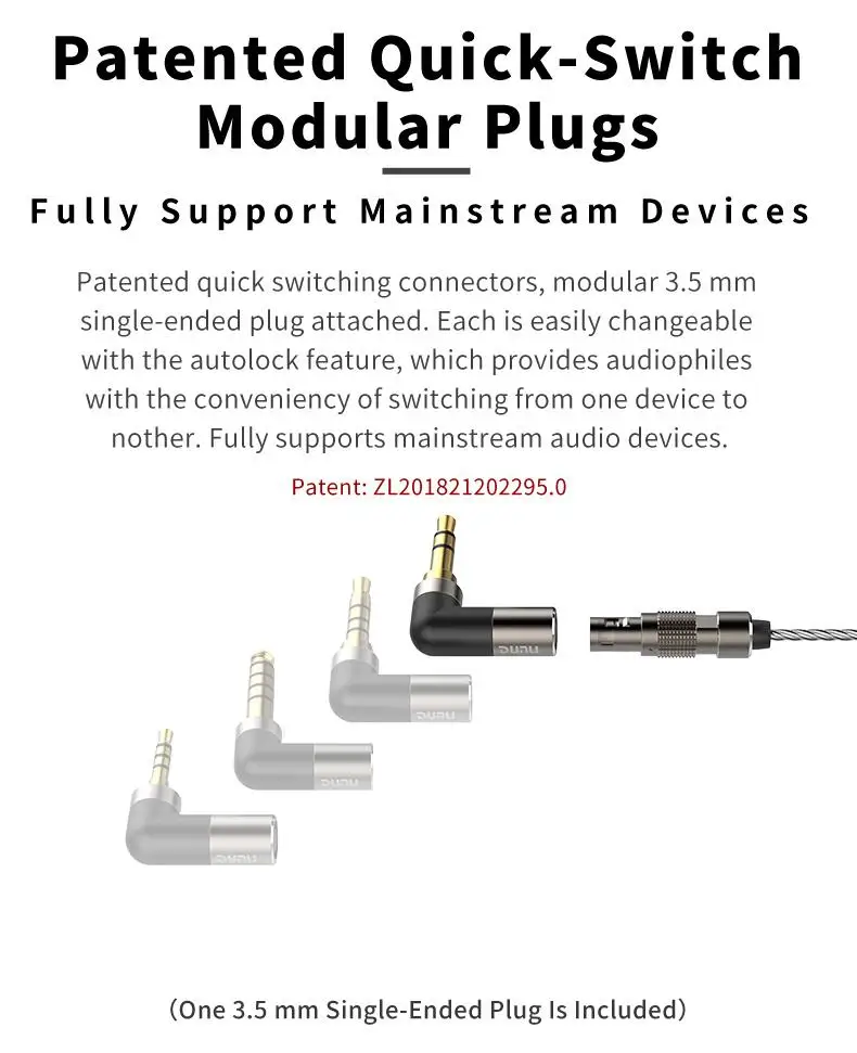 DUNU DK2001 HiFi аудио 3BA+ 1DD гибридные драйверы наушники-вкладыши IEM с фиксацией MMCX разъем OCC медь Litz кабель DK-2001