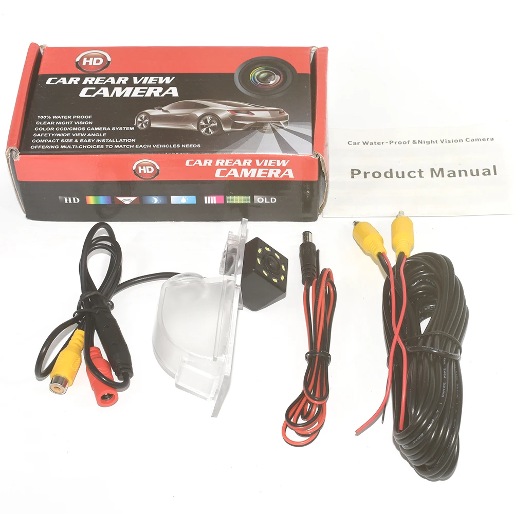 ZJCGO CCD Car Rear View Reverse Back Up Parking Night Vision Camera for Volkswagen Vento A6 Gran Santana for Skoda Rapid Sedan