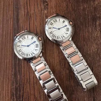 

3-pin luxury watch 36mm 42mm AAA rose gold date Quartz movement balloon men watches tick movement battery watches 91
