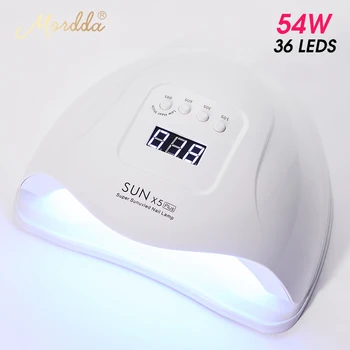 

MORDDA SUN 5X Plus Nail Dryer UV Nail Lamp Ice Lamp For Drying All Gel Polish Nail Art Manicure Tool With Auto Infrared Sensor