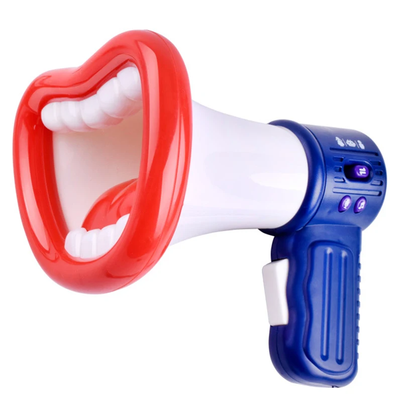 Novelty Mask with 3 Mode Voice Changer Handheld Loudspeaker Halloween Kids Toy FJ88