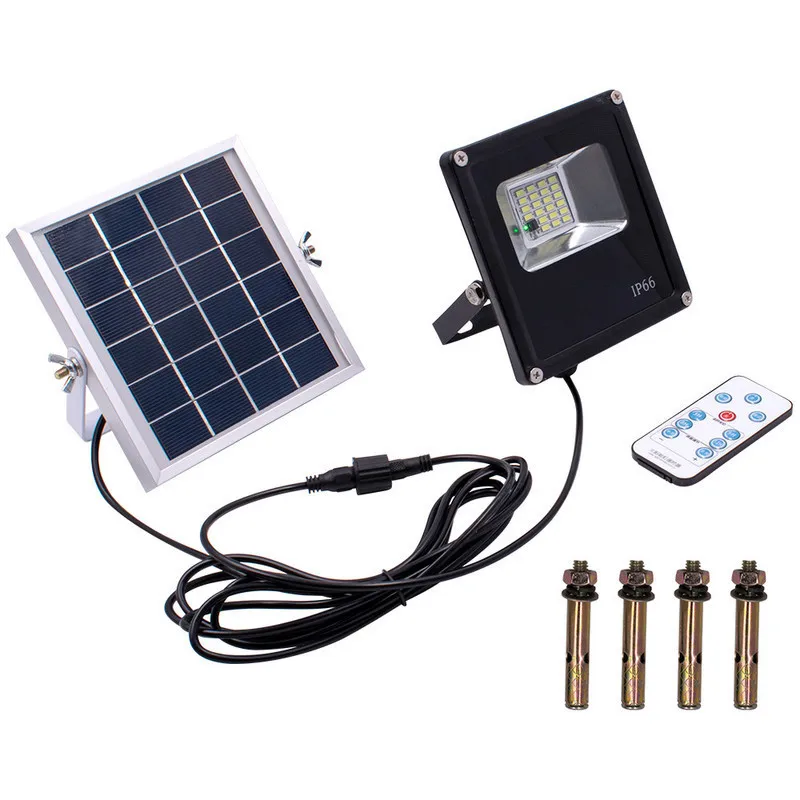 

Waterproof LED Solar Light Outdoor Timing and Remote Control Solar Flood Light Garden Garage Wall Lamp Outdoor Lighting