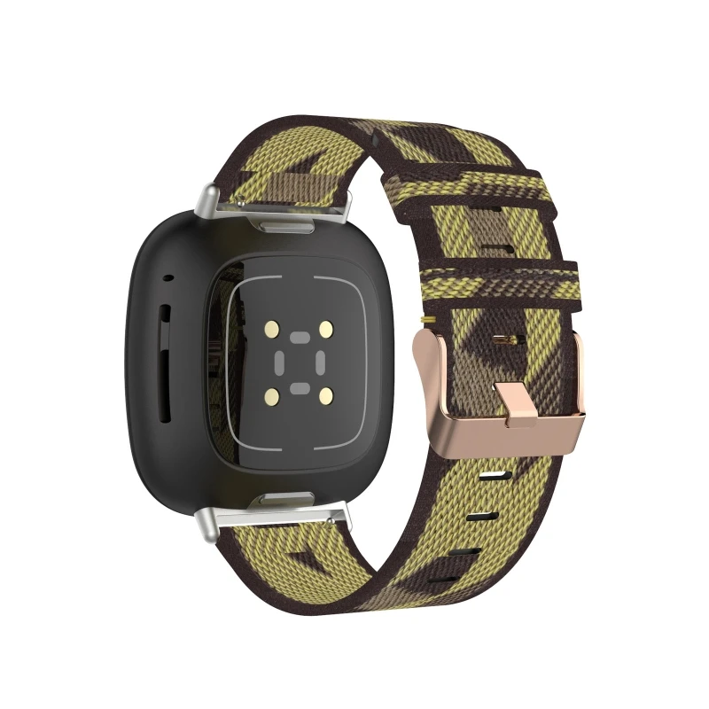 

Replacement Nylon Watch Band Wrist Strap for -Fitbit Versa 3 / Sense Bracelet