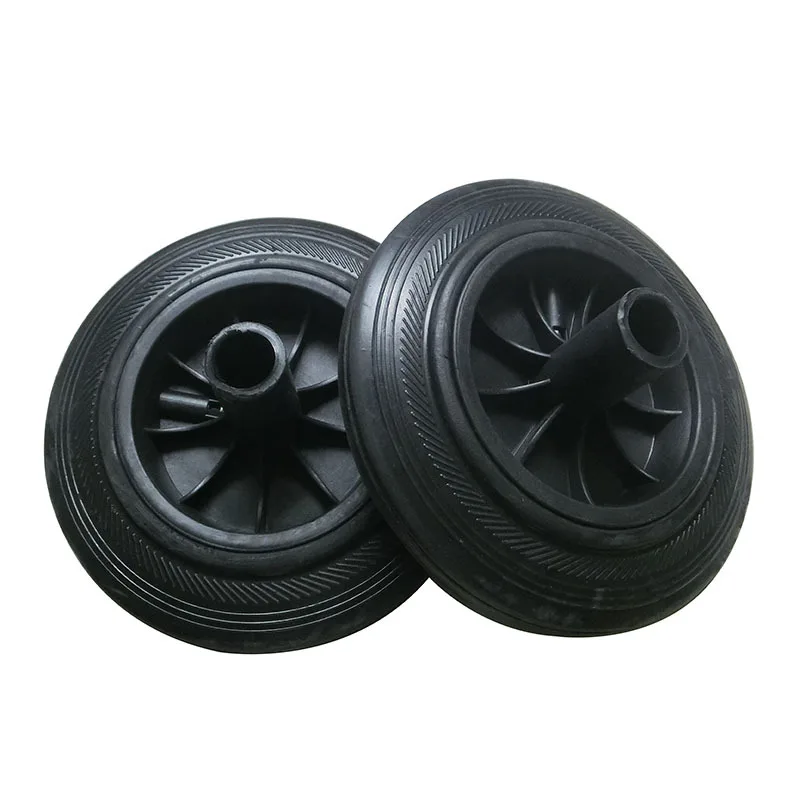 

Compartmental 100/120/240L Plastic Garbage Can Outdoor Big Wheels Large Garbage Can Wheel Axle Wheels 20 Cm