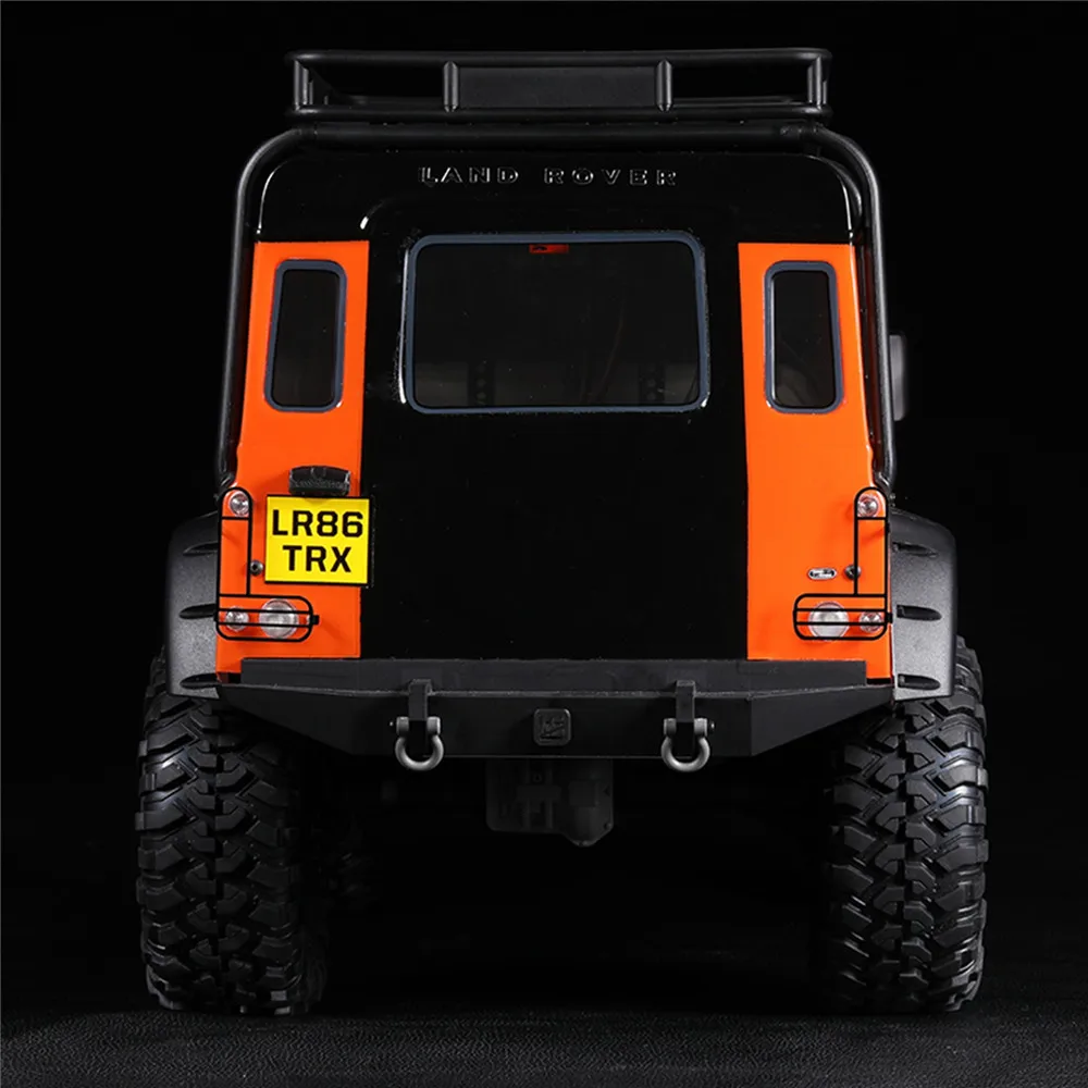 Имитационный задний светильник, металлическая крышка лампы для 1/10 TRAXXAS TRX4 Defender RC, автомобильные запчасти, защита заднего фонаря
