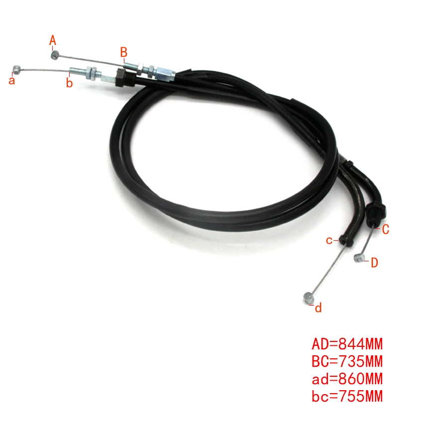 

Engine Throttle Line Motorcycle Throttle Cable Scooter Accelerator Cables For Honda CBR400 NC23 NC29 Motor Accessories