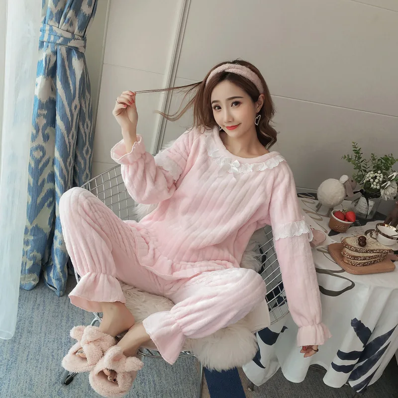 

Kee Shing Lace Princess Thick Velvet 300g Sweet Peter Pan Collar Loose-Fit Casual Princess Style Lace (Video