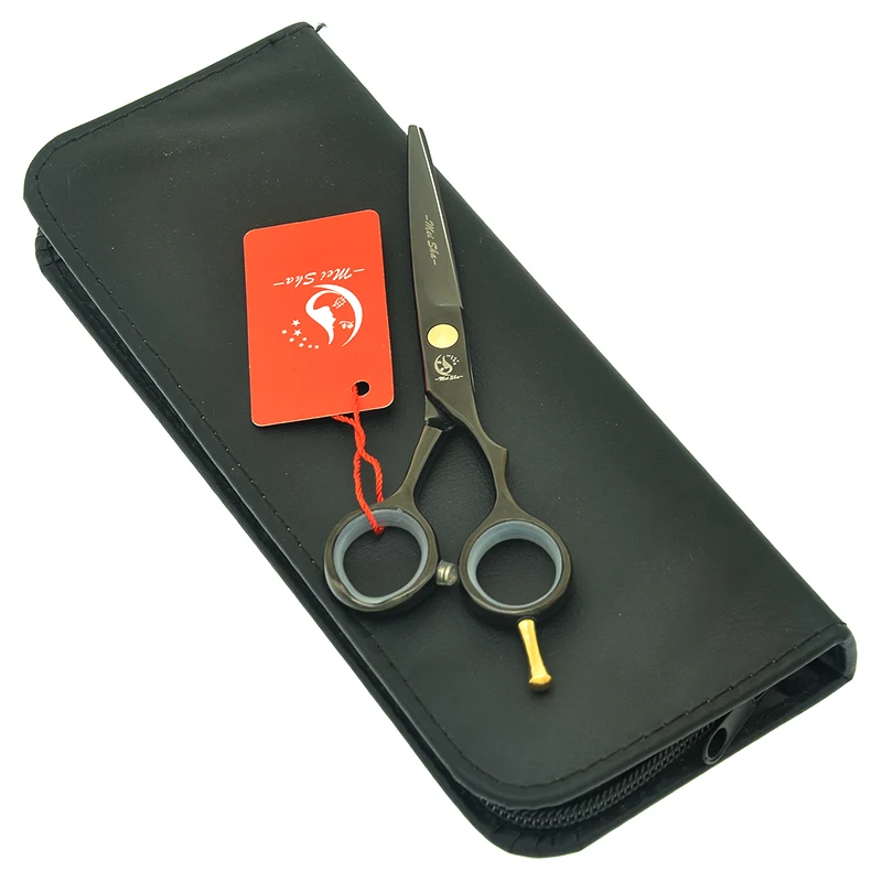 Черные Парикмахерские ножницы Meisha 5,5 дюймов, профессиональные филировочные ножницы для стрижки волос, набор парикмахерских ножниц, салонный инструмент HA0046