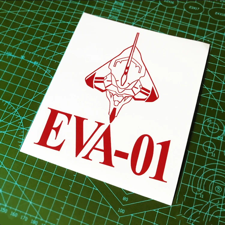 Наклейка для автомобиля мотоциклетного шлема ноутбука гитары EVA01 классического