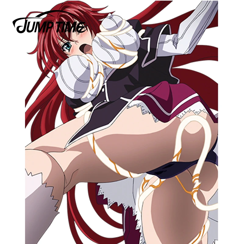 Jumptime 13cm X  Anime High School Dxd Girls Rias Gremory Vinyl Wrap  Sexy Girl Warrior Decal Car Racing Stickers - Car Stickers - AliExpress