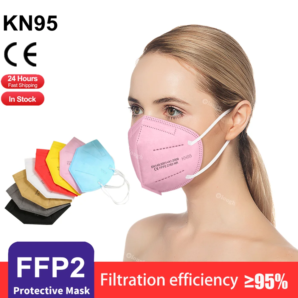 FFP2 Mascarillas FPP2 Negras 5 Layers CE FFP2Mask Certificate Europe Certified KN95 Masks Adult FP2 FFP3 Mask FFPP2 | Безопасность и