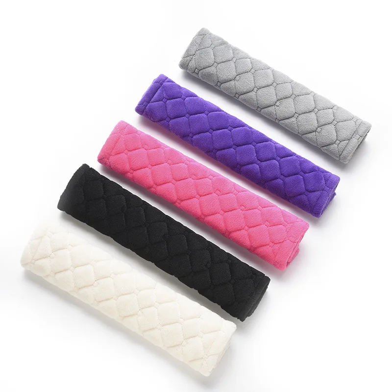 1 Piece Baby Children Safety Strap Thick Plush Fabric Car Seat Belts Pillow Soft Shoulder Protection Pad Cushion Neck Seat Belt