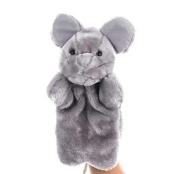 

Cute Mouse Hand Puppet Plush Doll Kids Storytelling Preschool Toy New Year Gift Animal Plush Toys for Babies