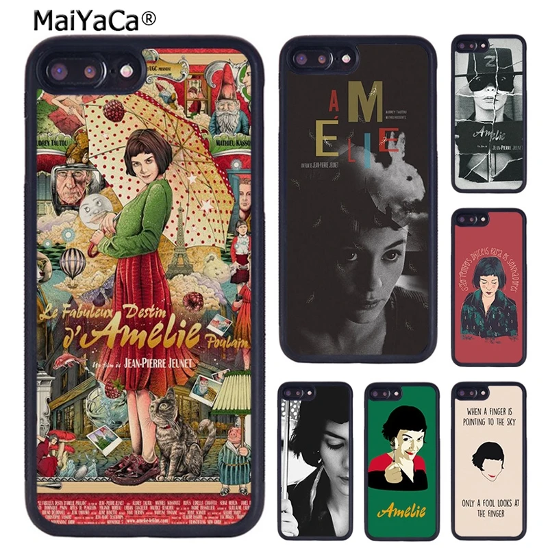 MaiYaCa Amelie фильм плакат чехол для телефона iPhone X XR XS 11 12 Pro MAX 5 6 S 7 8 Plus Samsung Galaxy S6 S7 S8 S9 S10