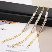 1 шт. модный жесткий браслет, подарок, новая мода для женщин, Океанский белый кристалл, циркониевый камень, хорошее ювелирное изделие, Новинка