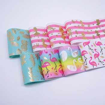 

Free shipping 50 yard per size 3" 75mm foil ribbon