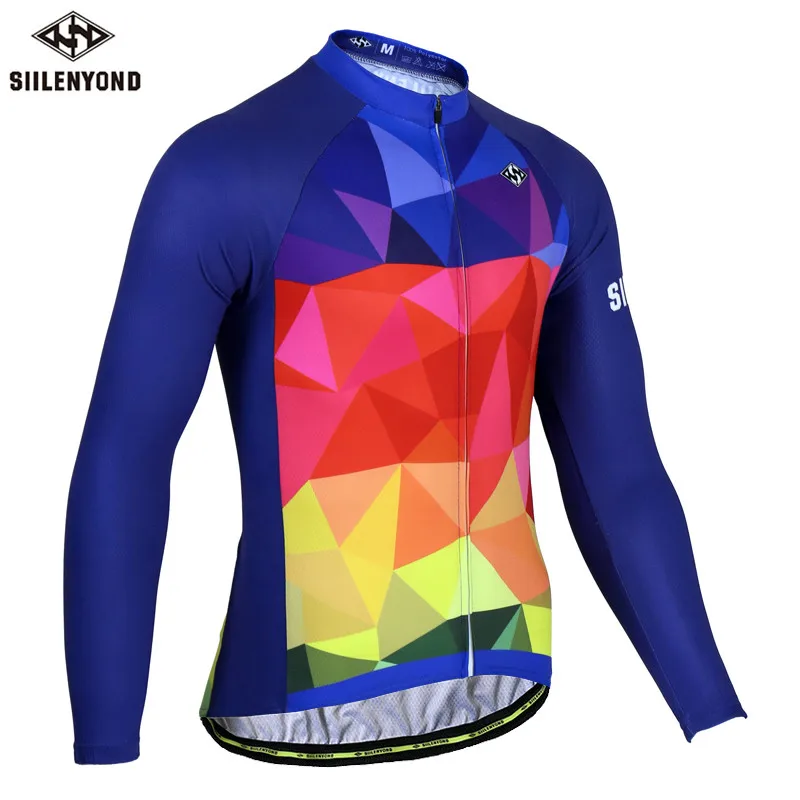 color 1 Siilenyond go pro велосипедная майка мужская MTB велосипедная одежда для велоспорта спортивная одежда с длинным рукавом для горного велосипеда одежда для велоспорта - Цвет: color 1
