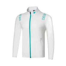 Весенняя мужская куртка для гольфа, одежда для спорта на открытом воздухе, пальто на молнии, верхняя одежда для гольфа