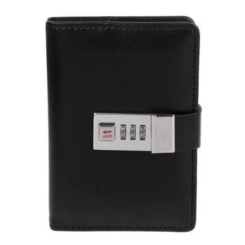 

Vintage Retro A7 Codebook Journal Diary With Password Lock For Office School Use Q6PA