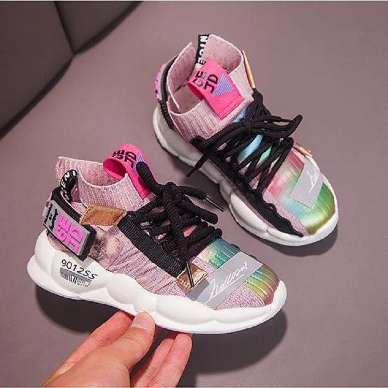 

Dropshipping 2019 Autumn Kids Sneakers Girls Shoes Boys Fashion Casual Children Shoes Sport Running Child Shoes Chaussure Enfant