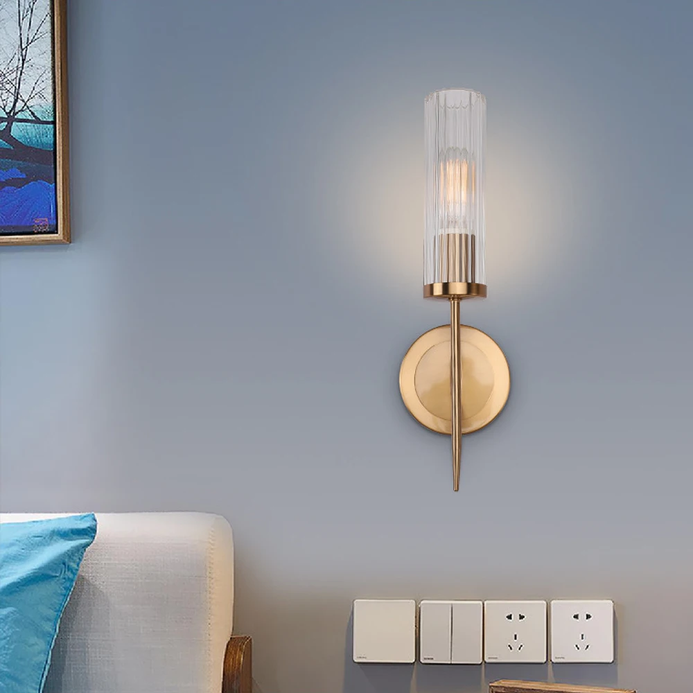 New Vintage Wall Sconce E27 Home Lighting Aisle Bedroom Bedside Wall Lamp 