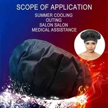 

Hair care cold cooking oil heating cap hair dryers wrap hair beauty style steam care thermal wrap heated spa gel cap