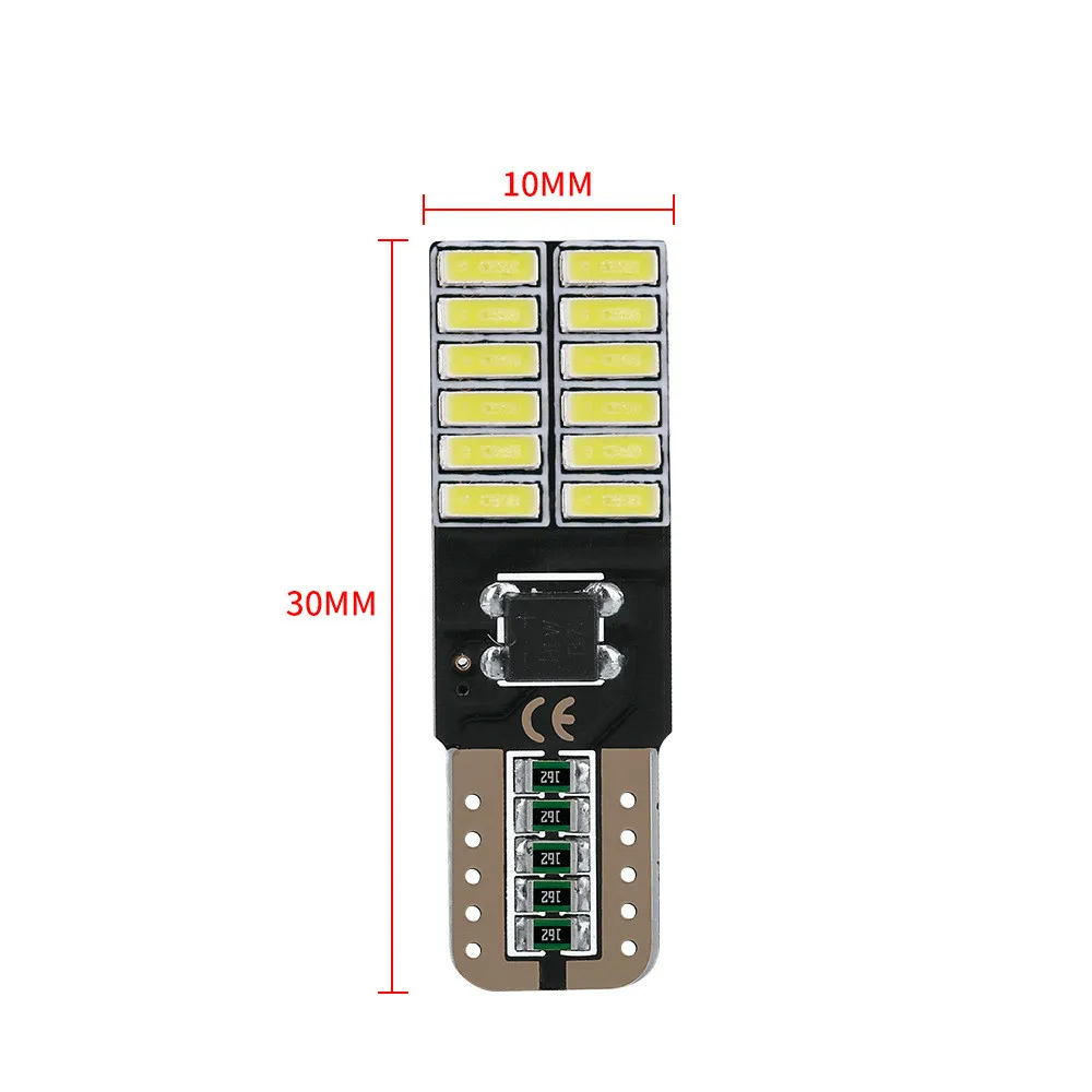10 шт. высокое качество супер белый T10 194 4014 C5W 24Smd светодиодный свет салона автомобиля Белый свет купольная лампа авто карта лампа для чтения крыши