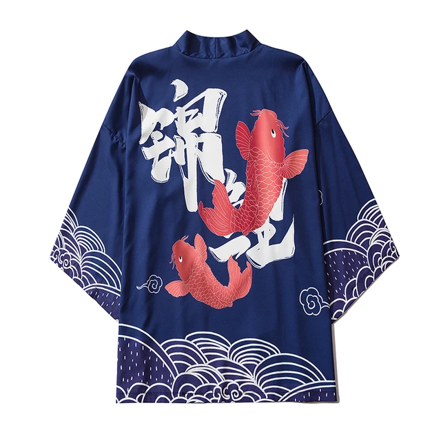 Bebovizi Japanese Style Cat Samurai Kimono Streetwear Men Women Cardigan Japan Harajuku Anime Robe Anime Clothes 2020 Summer 6207