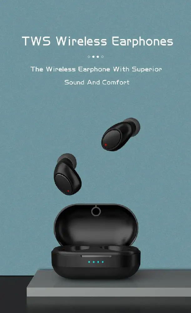 Bluetooth Wireless Earset Air3 TWS Binaural Touch Earset Waterproof In-ear Earphones Sports Stereo Music Earphones r60