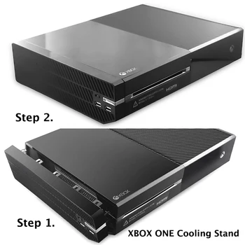 

Base Support Control for Xbox X box One Stand Game Console Controller Holder Cooler Cooling Fan Accessories USB Hub Accesorios