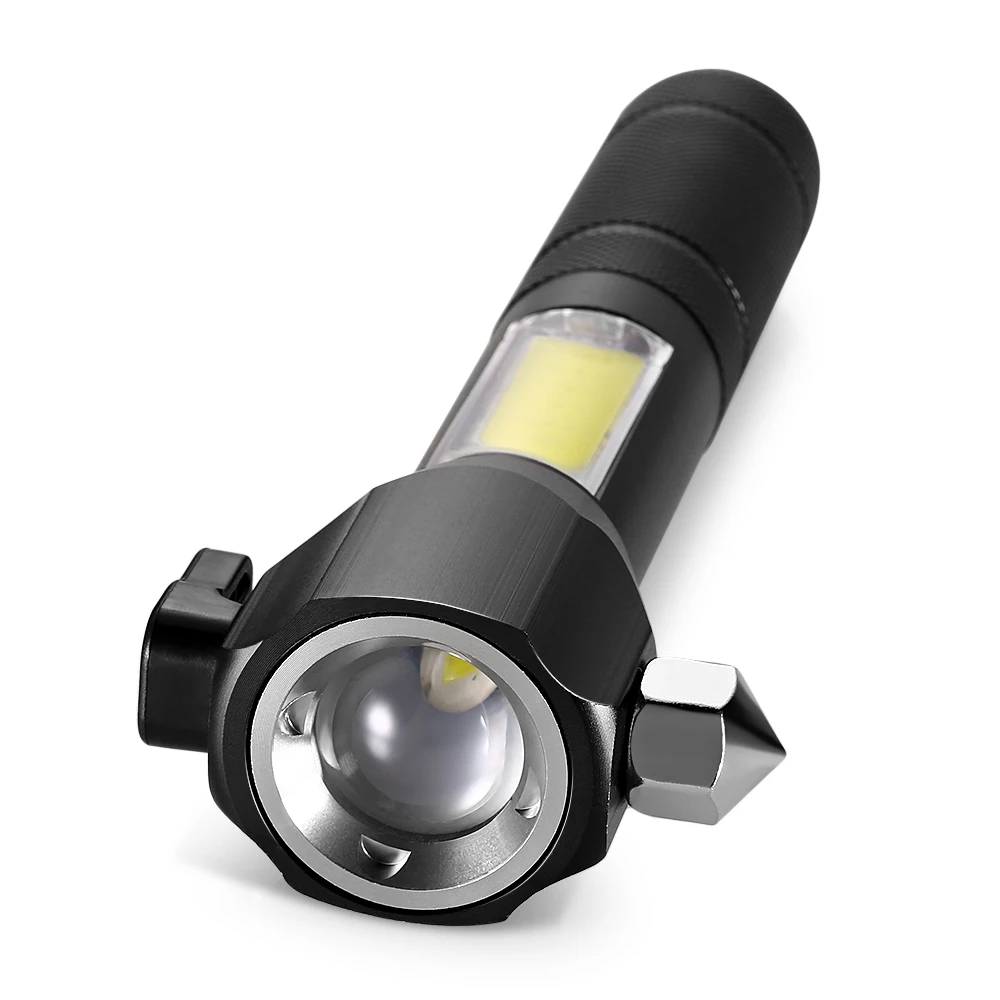 XML-T6/U2 L2 перезаряжаемый Телескопический фонарик Zoom Mini Glare факел водонепроницаемый ударопрочный аварийный фонарь для кемпинга