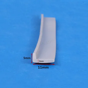 

Custom Rubber Angle Corner Protecor Edge Encloser Shield Collision Avoidance Gasket L Strip 11x5mm Gray
