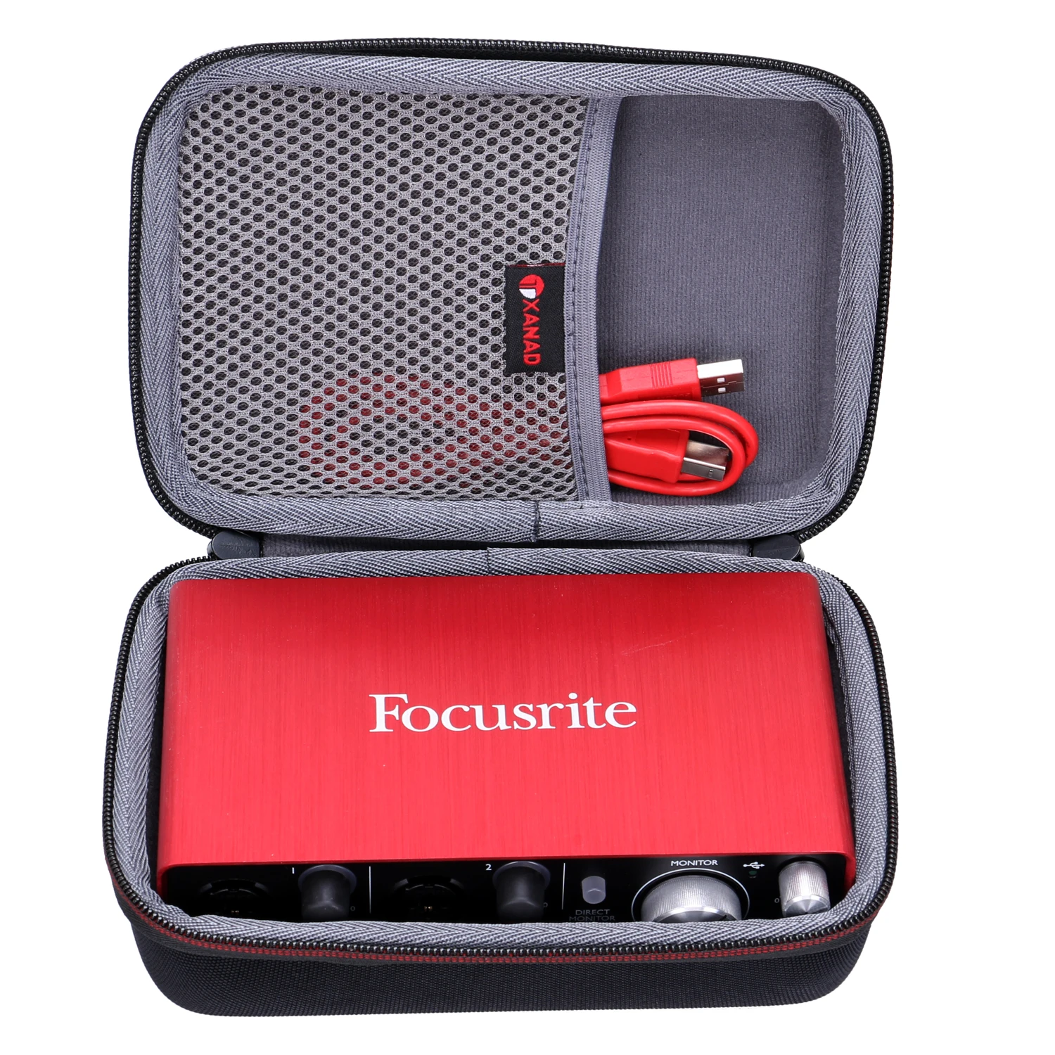Жесткий чехол XANAD EVA для Focusrite Scarlett Solo (2-го поколения) USB аудио интерфейс с Pro Tools |