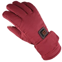 1 пара, женские зимние прогулочные аккумуляторные батареи, перчатки с электрическим подогревом, три уровня, регулируемые на открытом воздухе, для походов, с сенсорным экраном