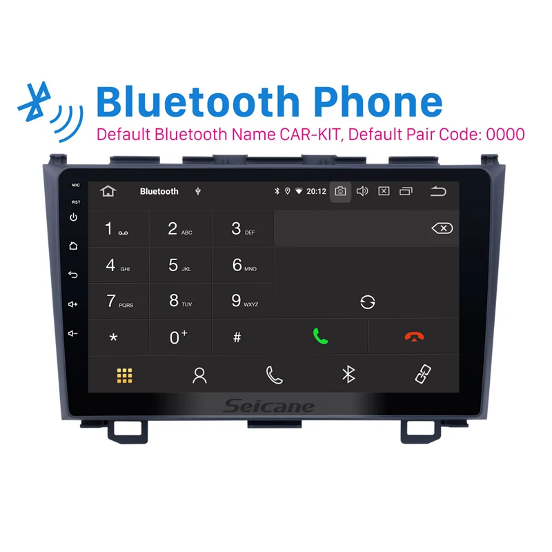 Cheap Seicane 9 inch Android 9.0 IPS RAM 4GB Car Radio GPS Multimedia Player for 2006-2010 2011 Honda CRV with Carplay Mirror Link RDS 2