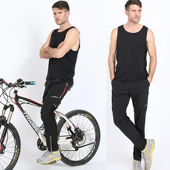 

Mens Bike Pants Windproof Athletic Pants for Outdoor Sports Quick Dry Trouser Casual HB88