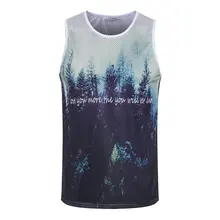 Повседневный спортивный мужской жилет без рукавов с цифровым принтом для подростков, летний английский жилет