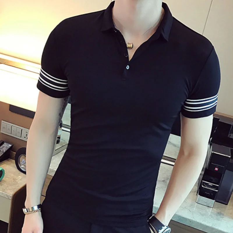 plus size black polo