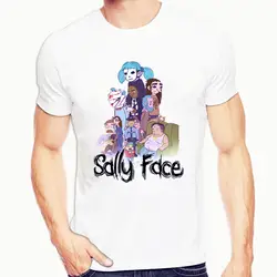 Sally Face/мужские футболки с круглым вырезом, модные топы для мужчин и женщин, Футболки унисекс с короткими рукавами