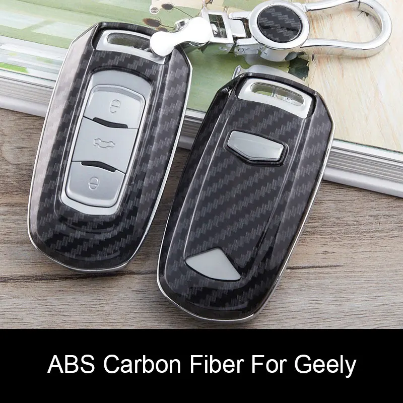 Чехол для ключей из углеродного волокна ABS чехол Geely атлас Boyue NL3 Emgrand X7 EmgrarandX7 EX7 SUV GT