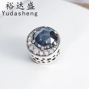 

Bright Moon Night Sky Charm , Add A Little Mysterious Temperament To The Entire Jewelry Series. Fit Original Charm