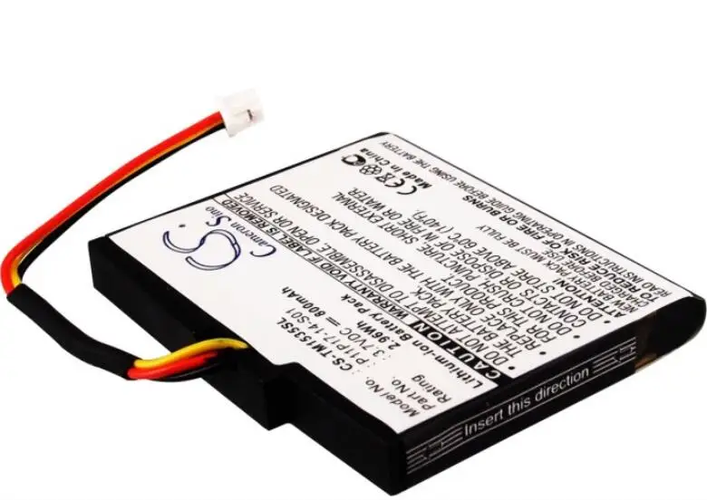 Batteria Techttek 950mAh Per TomTom - Compatibile Con Go 50, Go 500, One 140