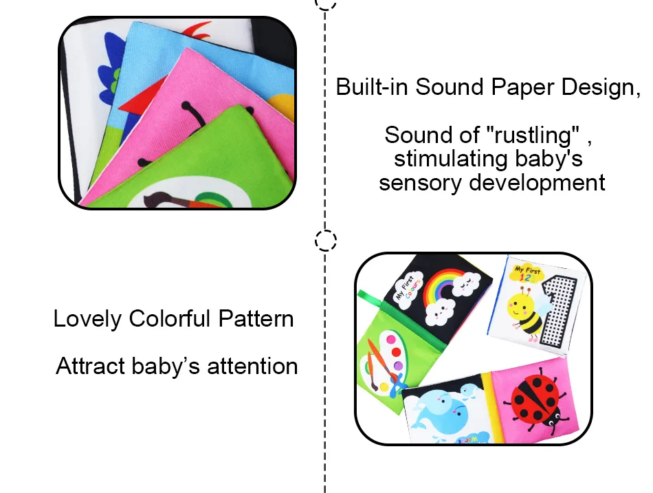 baby toddler toys gun Coolplay Cloth Books Soft Baby Books Rustle Sound Baby Quiet Books Infant Early Learning Educational Toys 0 -12 Months Rattle baby boy toddler toys