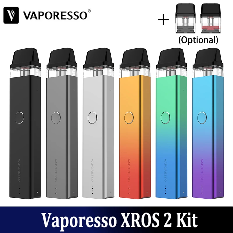 Оригинальный комплект Vaporesso XROS 2 1000 мАч с мл Mesh Pod Power от AXON Chip электронная сигарета